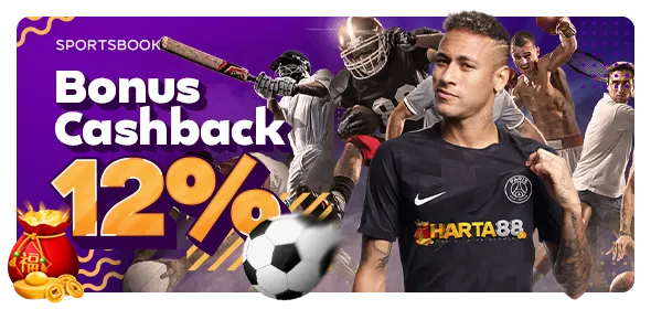 BONUS CASHBACK SPORTSBOOK 12%